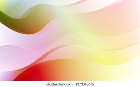 Blurred Decorative Design In Abstract Style With Wave, Curve Lines. For Elegant Pattern Cover Book. Vector Illustration with Color Gradient