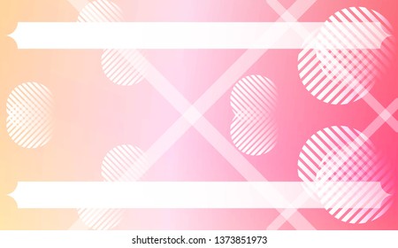Blurred Decorative Design In Abstract Style With , Curve Lines, Circle, Space for Text. For Futuristic Ad, Booklets. Vector Illustration with Color Gradient