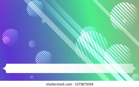 Blurred Decorative Design In Abstract Style With , Curve Lines, Circle, Space for Text. For Futuristic Ad, Booklets. Vector Illustration with Color Gradient