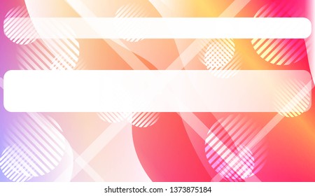 Blurred Decorative Design In Abstract Style With Wave, Curve Lines, Circle, Space for Text. Fluid shapes composition. For Design Flyer, Banner, Landing Page. Vector Illustration.