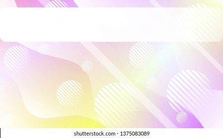 Blurred Decorative Design In Abstract Style With Wave, Curve Lines, Circle, Space for Text. Design For Your Header Page, Ad, Poster, Banner. Vector Illustration.