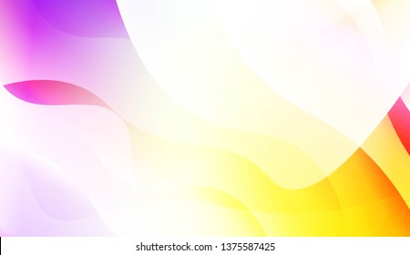 Blurred Decorative Design In Abstract Style With Wave, Curve Lines. For Elegant Pattern Cover Book. Vector Illustration with Color Gradient