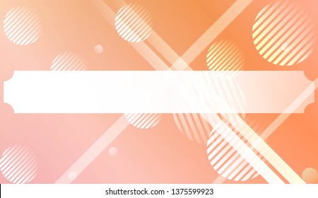 Blurred Decorative Design In Abstract Style With , Curve Lines, Circle, Space for Text. For Futuristic Ad, Booklets. Vector Illustration with Color Gradient