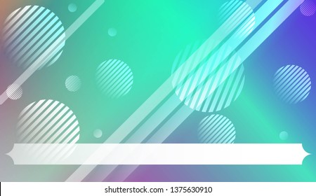 Blurred Decorative Design In Abstract Style With , Curve Lines, Circle, Space for Text. For Futuristic Ad, Booklets. Vector Illustration with Color Gradient