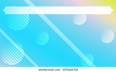 Blurred Decorative Design In Abstract Style With , Curve Lines, Circle, Space for Text. For Futuristic Ad, Booklets. Vector Illustration with Color Gradient