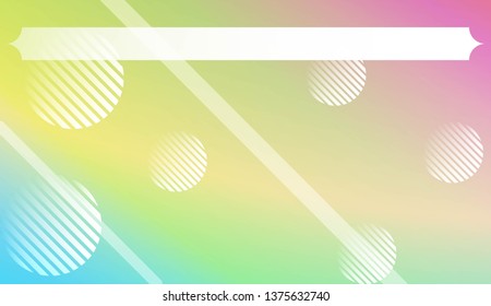 Blurred Decorative Design In Abstract Style With , Curve Lines, Circle, Space for Text. For Futuristic Ad, Booklets. Vector Illustration with Color Gradient