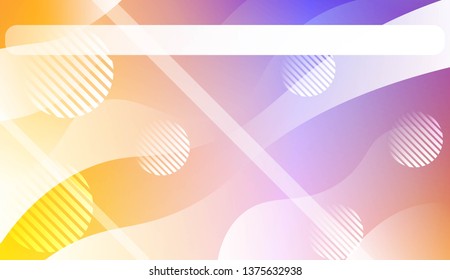 Blurred Decorative Design In Abstract Style With Wave, Curve Lines, Circle, Space for Text. Design For Your Header Page, Ad, Poster, Banner. Vector Illustration.
