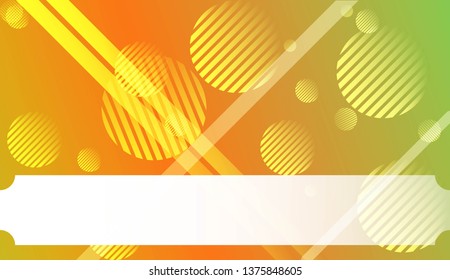 Blurred Decorative Design In Abstract Style With , Curve Lines, Circle, Space for Text. For Futuristic Ad, Booklets. Vector Illustration with Color Gradient