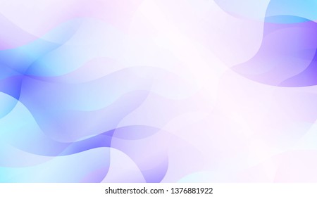 Blurred Decorative Design In Abstract Style With Wave, Curve Lines. Blur Pastel Color Smoke gradient Background. For Your Graphic Wallpaper, Cover Book, Banner. Vector Illustration