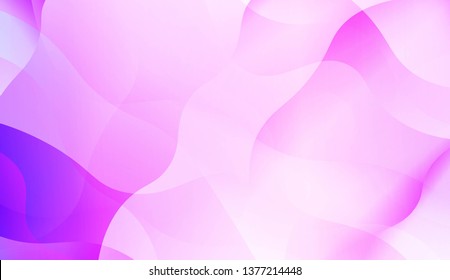 Blurred Decorative Design In Abstract Style With Wave, Curve Lines. Blur Pastel Color Smoke gradient Background. For Your Graphic Wallpaper, Cover Book, Banner. Vector Illustration