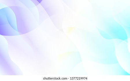 Blurred Decorative Design In Abstract Style With Wave, Curve Lines. Blur Pastel Color Smoke gradient Background. For Your Graphic Wallpaper, Cover Book, Banner. Vector Illustration