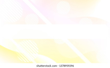 Blurred Decorative Design In Abstract Style With Wave, Curve Lines, Circle, Space for Text. Fluid shapes composition. For Design Flyer, Banner, Landing Page. Vector Illustration with Color Gradient