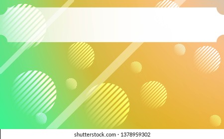 Blurred Decorative Design In Abstract Style With , Curve Lines, Circle, Space for Text. For Futuristic Ad, Booklets. Vector Illustration with Color Gradient