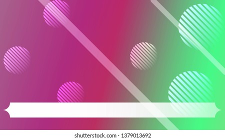 Blurred Decorative Design In Abstract Style With , Curve Lines, Circle, Space for Text. For Futuristic Ad, Booklets. Vector Illustration with Color Gradient