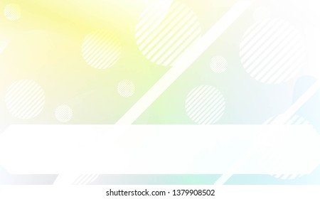 Blurred Decorative Design In Abstract Style With Wave, Curve Lines, Circle, Space for Text. Fluid shapes composition. For Design Flyer, Banner, Landing Page. Vector Illustration with Color Gradient