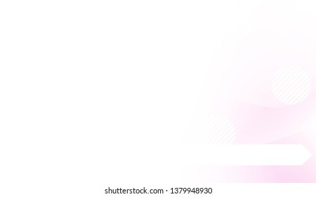 Blurred Decorative Design In Abstract Style With Wave, Curve Lines, Circle, Space for Text. Fluid shapes composition. For Design Flyer, Banner, Landing Page. Vector Illustration with Color Gradient