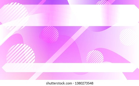 Blurred Decorative Design In Abstract Style With Wave, Curve Lines, Circle, Space for Text. Fluid shapes composition. For Design Flyer, Banner, Landing Page. Vector Illustration with Color Gradient