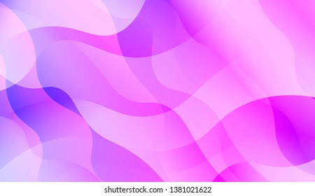 Blurred Decorative Design In Abstract Style With Wave, Curve Lines. Blur Pastel Color Smoke gradient Background. For Your Graphic Wallpaper, Cover Book, Banner. Vector Illustration