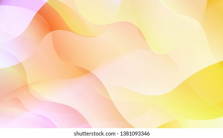 Blurred Decorative Design In Abstract Style With Wave, Curve Lines. Blur Pastel Color Smoke gradient Background. For Your Graphic Wallpaper, Cover Book, Banner. Vector Illustration