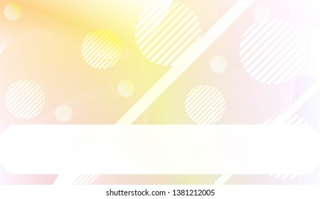Blurred Decorative Design In Abstract Style With Wave, Curve Lines, Circle, Space for Text. Fluid shapes composition. For Design Flyer, Banner, Landing Page. Vector Illustration with Color Gradient