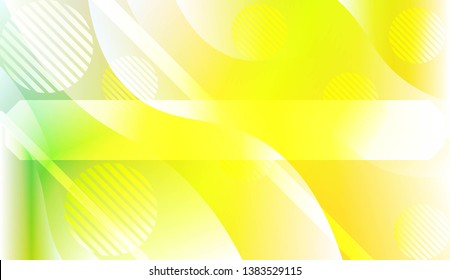 Blurred Decorative Design In Abstract Style With Wave, Curve Lines, Circle, Space for Text. Fluid shapes composition. For Design Flyer, Banner, Landing Page. Vector Illustration with Color Gradient