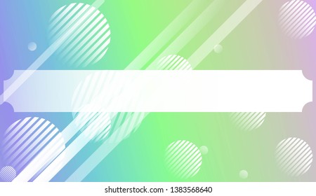 Blurred Decorative Design In Abstract Style With , Curve Lines, Circle, Space for Text. For Futuristic Ad, Booklets. Vector Illustration with Color Gradient