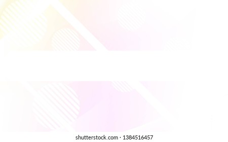Blurred Decorative Design In Abstract Style With Wave, Curve Lines, Circle, Space for Text. Fluid shapes composition. For Design Flyer, Banner, Landing Page. Vector Illustration with Color Gradient
