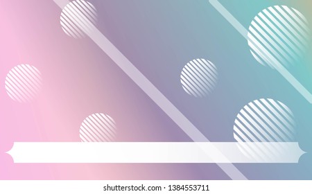 Blurred Decorative Design In Abstract Style With , Curve Lines, Circle, Space for Text. For Futuristic Ad, Booklets. Vector Illustration with Color Gradient