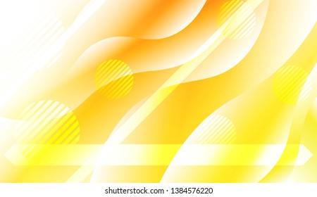 Blurred Decorative Design In Abstract Style With Wave, Curve Lines, Circle, Space for Text. Fluid shapes composition. For Design Flyer, Banner, Landing Page. Vector Illustration with Color Gradient