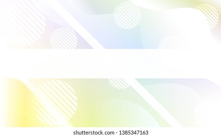 Blurred Decorative Design In Abstract Style With Wave, Curve Lines, Circle, Space for Text. Fluid shapes composition. For Design Flyer, Banner, Landing Page. Vector Illustration with Color Gradient