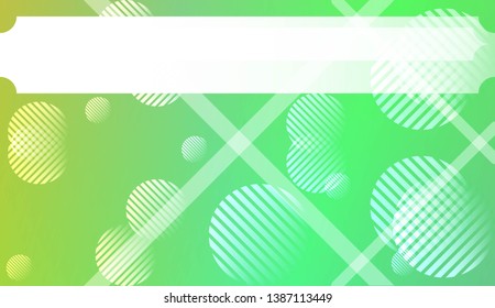 Blurred Decorative Design In Abstract Style With , Curve Lines, Circle, Space for Text. For Futuristic Ad, Booklets. Vector Illustration with Color Gradient