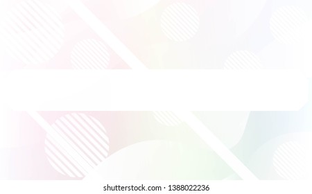 Blurred Decorative Design In Abstract Style With Wave, Curve Lines, Circle, Space for Text. Fluid shapes composition. For Design Flyer, Banner, Landing Page. Vector Illustration with Color Gradient