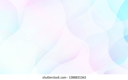 Blurred Decorative Design In Abstract Style With Wave, Curve Lines. Blur Pastel Color Smoke gradient Background. For Your Graphic Wallpaper, Cover Book, Banner. Vector Illustration