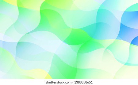 Blurred Decorative Design In Abstract Style With Wave, Curve Lines. Blur Pastel Color Smoke gradient Background. For Your Graphic Wallpaper, Cover Book, Banner. Vector Illustration