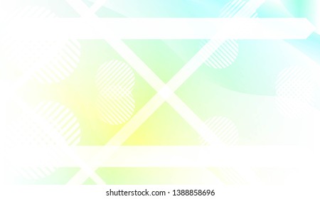 Blurred Decorative Design In Abstract Style With Wave, Curve Lines, Circle, Space for Text. Fluid shapes composition. For Design Flyer, Banner, Landing Page. Vector Illustration with Color Gradient