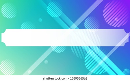 Blurred Decorative Design In Abstract Style With , Curve Lines, Circle, Space for Text. For Futuristic Ad, Booklets. Vector Illustration with Color Gradient