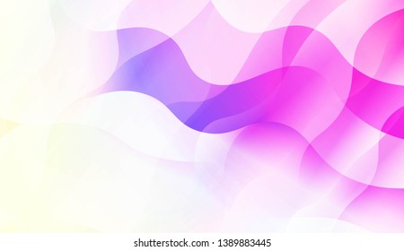 Blurred Decorative Design In Abstract Style With Wave, Curve Lines. Blur Pastel Color Smoke gradient Background. For Your Graphic Wallpaper, Cover Book, Banner. Vector Illustration