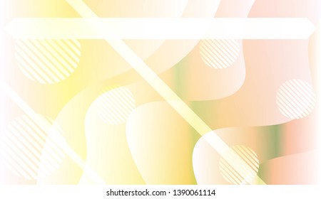 Blurred Decorative Design In Abstract Style With Wave, Curve Lines, Circle, Space for Text. Fluid shapes composition. For Design Flyer, Banner, Landing Page. Vector Illustration with Color Gradient