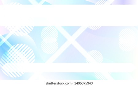 Blurred Decorative Design In Abstract Style With Wave, Curve Lines, Circle, Space for Text. Fluid shapes composition. Vector Illustration with Color Gradient.