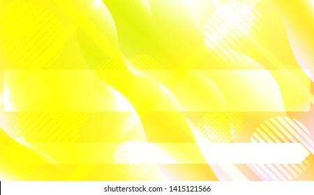 Blurred Decorative Design In Abstract Style With Wave, Curve Lines, Circle, Space for Text. Fluid shapes composition. Vector Illustration with Color Gradient.