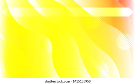 Blurred Decorative Design In Abstract Style With Wave, Curve Lines, Circle, Space for Text. Fluid shapes composition. Vector Illustration with Color Gradient.