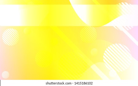 Blurred Decorative Design In Abstract Style With Wave, Curve Lines, Circle, Space for Text. Fluid shapes composition. Vector Illustration with Color Gradient.