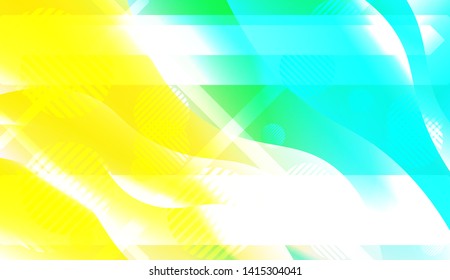 Blurred Decorative Design In Abstract Style With Wave, Curve Lines, Circle, Space for Text. Fluid shapes composition. Vector Illustration with Color Gradient.