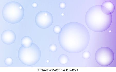 Blurred decorative design with bubbles. For elegant pattern cover book. Vector illustration