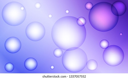 Blurred decorative design with bubbles. For elegant pattern cover book. Vector illustration