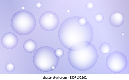 Blurred decorative design with bubbles. For elegant pattern cover book. Vector illustration