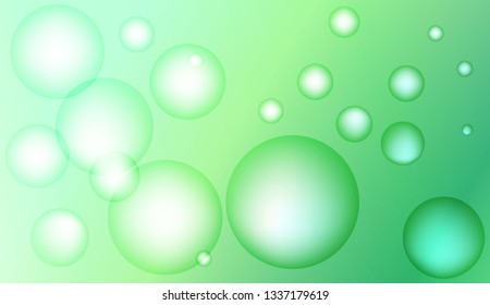 Blurred decorative design with bubbles. For elegant pattern cover book. Vector illustration