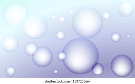Blurred decorative design with bubbles. For elegant pattern cover book. Vector illustration