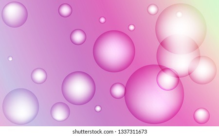 Blurred decorative design with bubbles. For elegant pattern cover book. Vector illustration