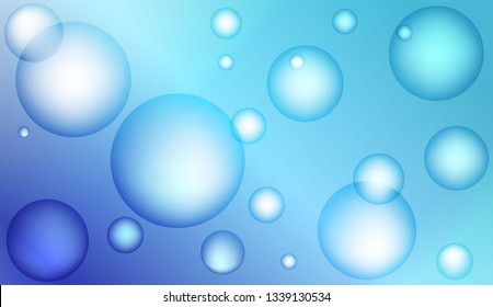 Blurred decorative design with bubbles. For elegant pattern cover book. Vector illustration